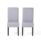 Chaises de salle à manger en tissu Pertica (lot de 2) par Christopher Knight Home - 17,75 L x 25,50 W x 39,75 H