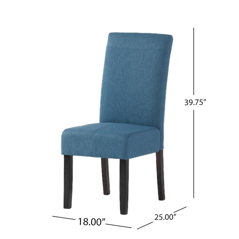 Chaises de salle à manger en tissu Pertica (lot de 2) par Christopher Knight Home - 17,75 L x 25,50 W x 39,75 H