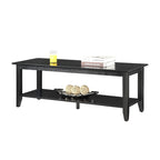 Table basse American Heritage avec étagère de Convenience Concepts