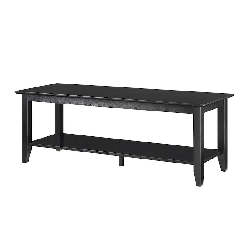 Table basse American Heritage avec étagère de Convenience Concepts