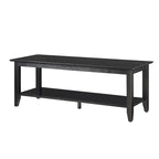 Table basse American Heritage avec étagère de Convenience Concepts