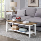 Table basse American Heritage avec étagère de Convenience Concepts