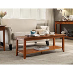 Table basse American Heritage avec étagère de Convenience Concepts
