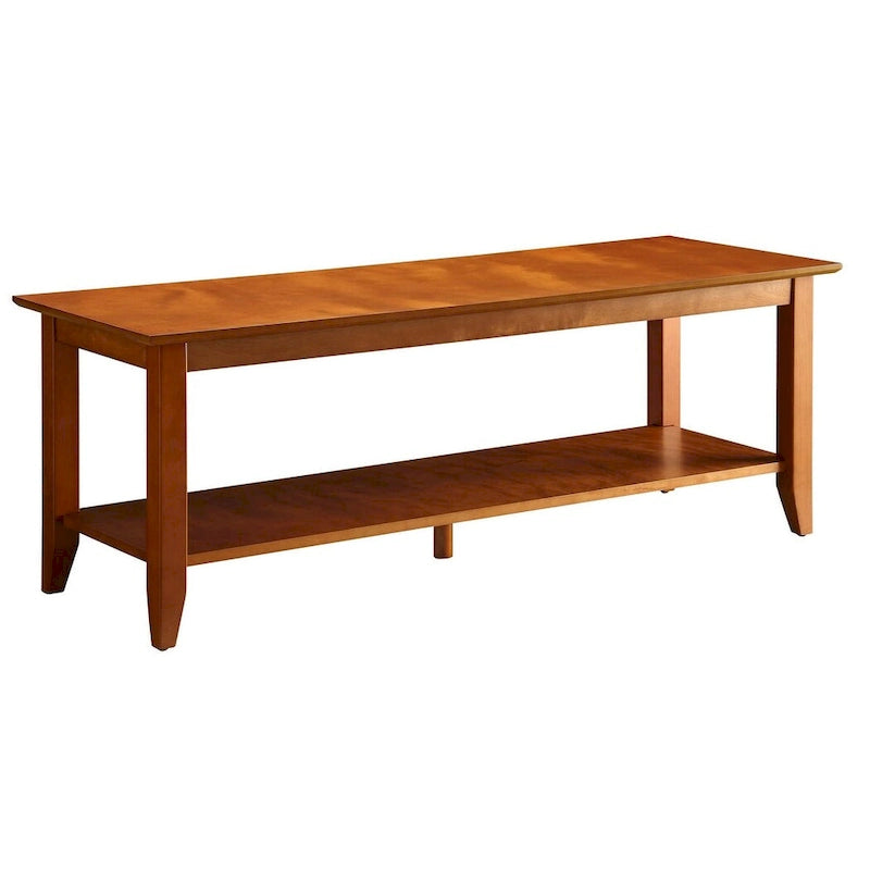 Table basse American Heritage avec étagère de Convenience Concepts