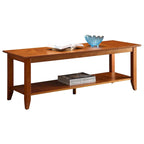 Table basse American Heritage avec étagère de Convenience Concepts