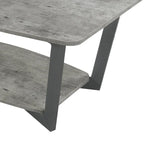 Table basse Graystone avec étagère de Convenience Concepts