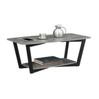 Table basse Graystone avec étagère de Convenience Concepts