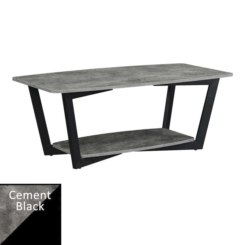 Table basse Graystone avec étagère de Convenience Concepts