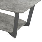 Table basse Graystone avec étagère de Convenience Concepts