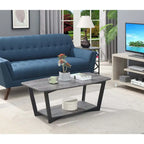 Table basse Graystone avec étagère de Convenience Concepts