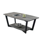 Table basse Graystone avec étagère de Convenience Concepts