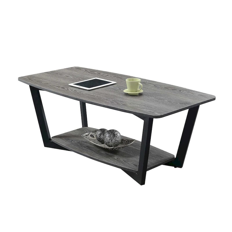 Table basse Graystone avec étagère de Convenience Concepts