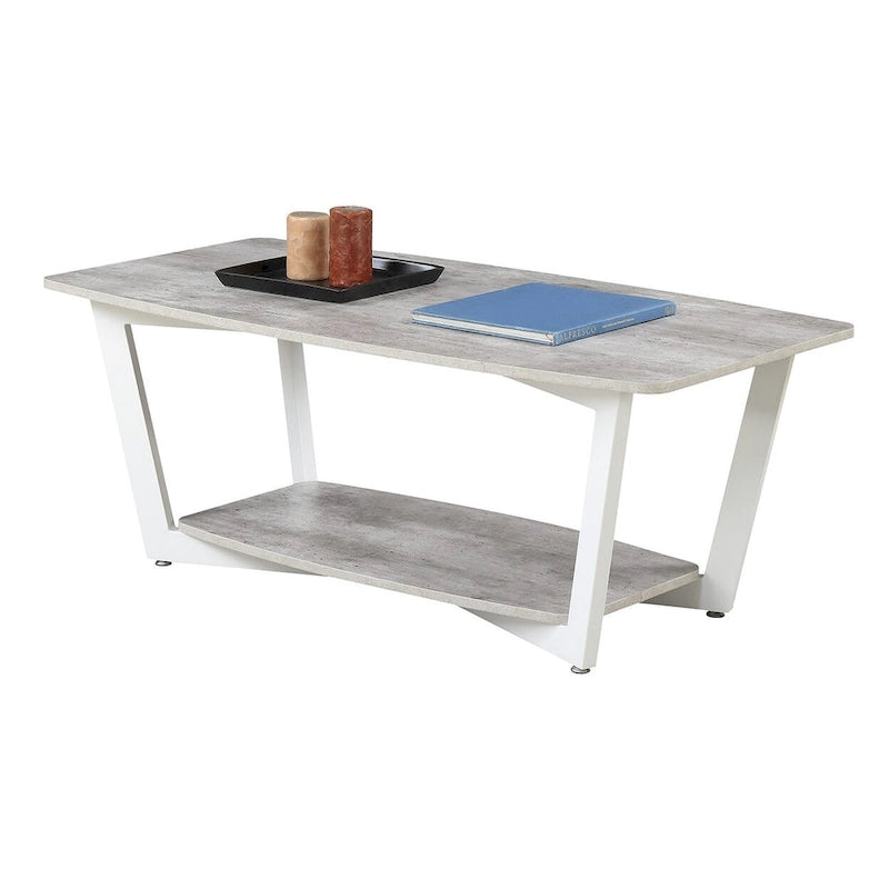 Table basse Graystone avec étagère de Convenience Concepts