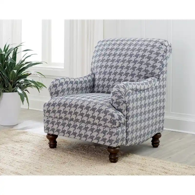 Chaise d'appoint à dossier haut rembourrée Danforth