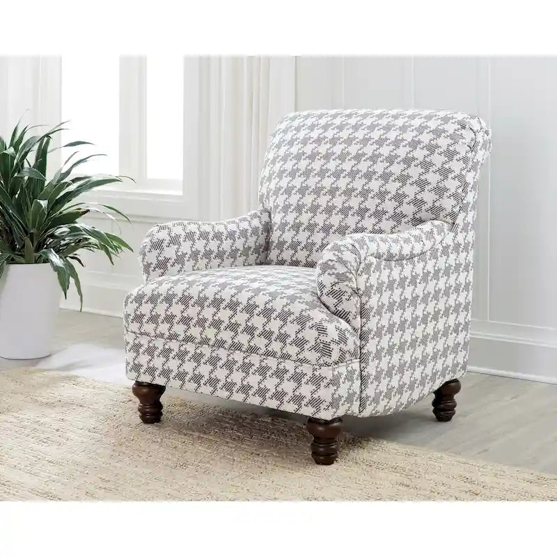Chaise d'appoint à dossier haut rembourrée Danforth