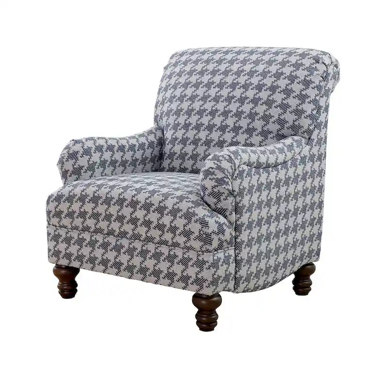 Chaise d'appoint à dossier haut rembourrée Danforth