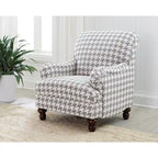 Chaise d'appoint à dossier haut rembourrée Danforth