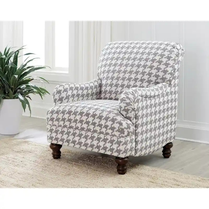 Chaise d'appoint à dossier haut rembourrée Danforth