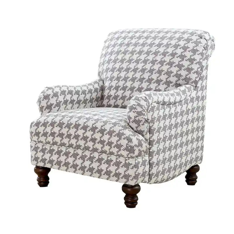 Chaise d'appoint à dossier haut rembourrée Danforth