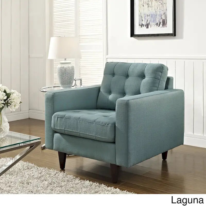 Fauteuil Modway Empress rembourré