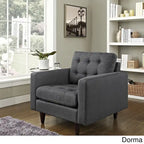 Fauteuil Modway Empress rembourré