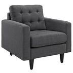 Fauteuil Modway Empress rembourré