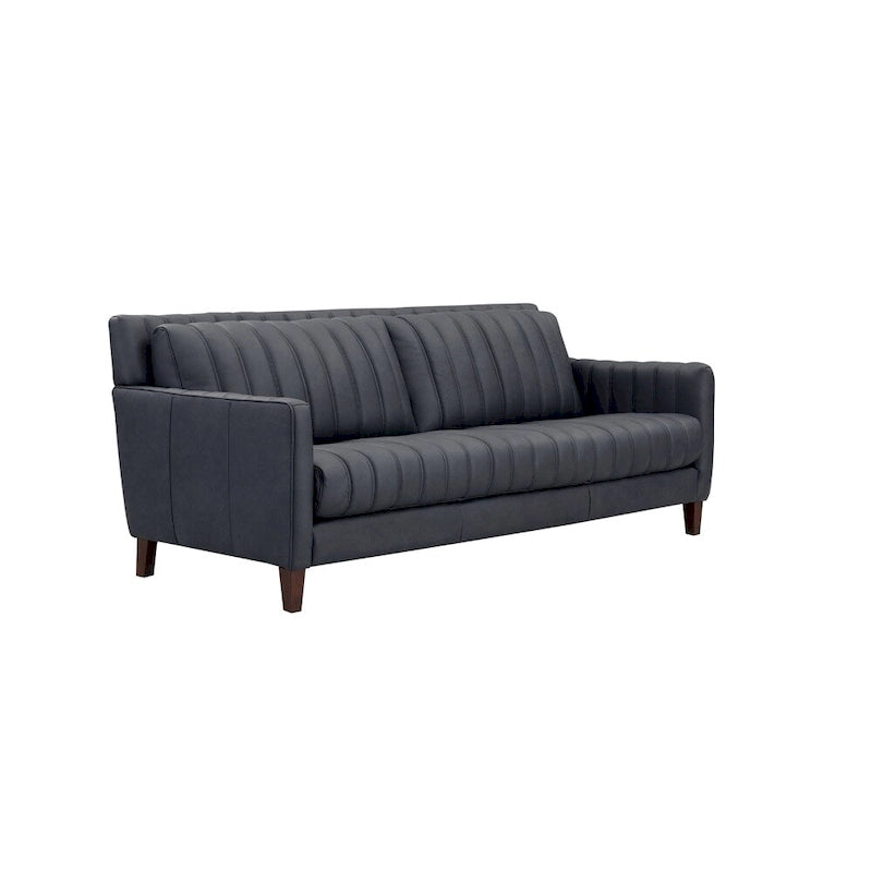 Ensemble canapé et fauteuil en cuir pleine fleur Hydeline Ennis - Canapé, Fauteuil