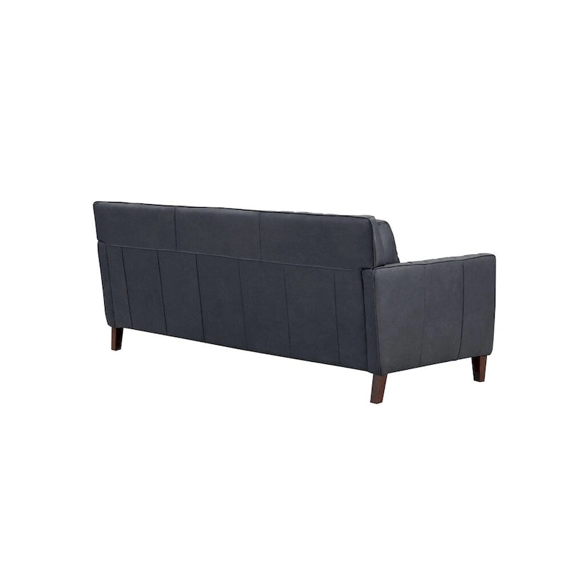 Ensemble canapé et fauteuil en cuir pleine fleur Hydeline Ennis - Canapé, Fauteuil