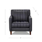 Ensemble canapé et fauteuil en cuir pleine fleur Hydeline Ennis - Canapé, Fauteuil