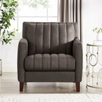 Ensemble canapé et fauteuil en cuir pleine fleur Hydeline Ennis - Canapé, Fauteuil