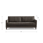 Ensemble canapé et fauteuil en cuir pleine fleur Hydeline Ennis - Canapé, Fauteuil