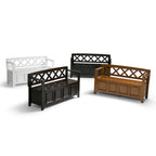 WYNDENHALL Halifax Banc d'entrée transitionnel en bois massif de 48 pouces de large - 48 pouces de large