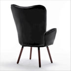Fauteuil d'appoint à accoudoirs évasés en microfibre Kreedence 26,38 po de large