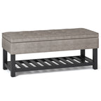 WYNDENHALL Essex Banc ottoman rectangulaire transitionnel de 44 po de large