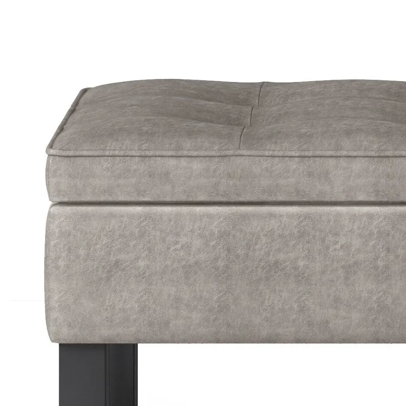 WYNDENHALL Essex Banc ottoman rectangulaire transitionnel de 44 po de large