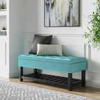 WYNDENHALL Essex Banc ottoman rectangulaire transitionnel de 44 po de large