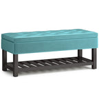 WYNDENHALL Essex Banc ottoman rectangulaire transitionnel de 44 po de large