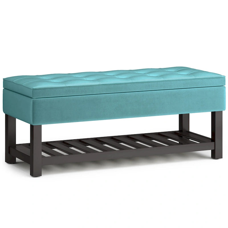 WYNDENHALL Essex Banc ottoman rectangulaire transitionnel de 44 po de large