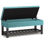 WYNDENHALL Essex Banc ottoman rectangulaire transitionnel de 44 po de large