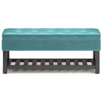 WYNDENHALL Essex Banc ottoman rectangulaire transitionnel de 44 po de large
