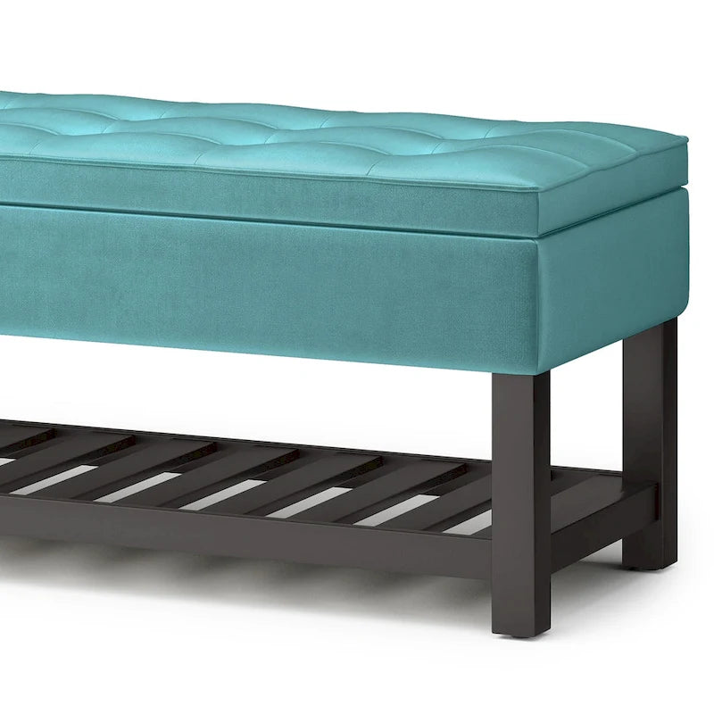WYNDENHALL Essex Banc ottoman rectangulaire transitionnel de 44 po de large