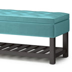 WYNDENHALL Essex Banc ottoman rectangulaire transitionnel de 44 po de large