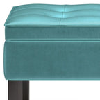 WYNDENHALL Essex Banc ottoman rectangulaire transitionnel de 44 po de large