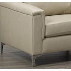 Ensemble canapé et fauteuil Lessa Modern Premium en cuir pleine fleur