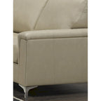 Ensemble canapé et fauteuil Lessa Modern Premium en cuir pleine fleur