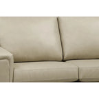 Ensemble canapé et fauteuil Lessa Modern Premium en cuir pleine fleur