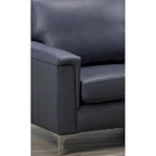 Ensemble canapé et fauteuil Lessa Modern Premium en cuir pleine fleur