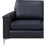 Ensemble canapé et fauteuil Lessa Modern Premium en cuir pleine fleur