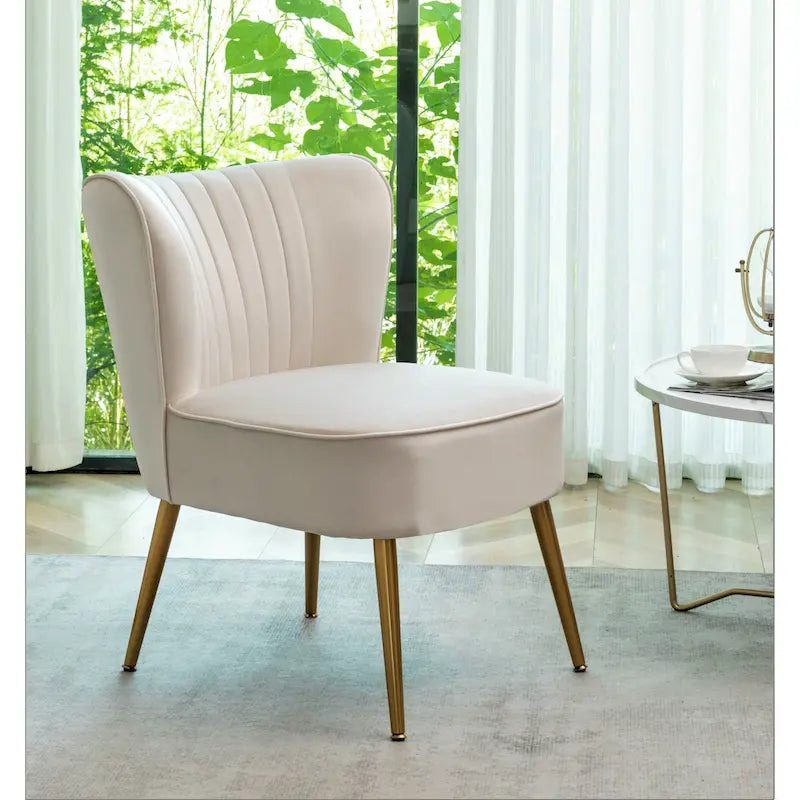 Fauteuil d'appoint large Sauter 23.2 de style moderne du milieu du siècle en microfibre avec pieds en métal