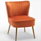 Fauteuil d'appoint large Sauter 23.2 de style moderne du milieu du siècle en microfibre avec pieds en métal